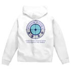 WISDOMBOOKSのWISDOM BOOKS  ジップパーカー（両面デザイン） Zip Hoodie