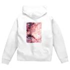 AQUAMETAVERSEの桜と私ラフルール1859 Zip Hoodie