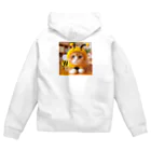 終わらない夢🌈のミツバチ🐝のコスプレをした🐱にゃんこ🐾 Zip Hoodie