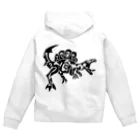 UnholyAyakaのTerrible Rexs Zip Hoodie