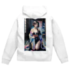 D-system（水彩屋）の着物女子サヤカ Zip Hoodie