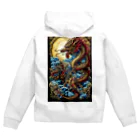 successmaniaのMOON DRAGON Zip Hoodie