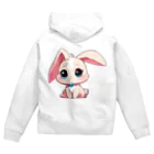 ちょっといいSHOPのちびアニマル（うさぎ） Zip Hoodie