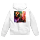 AQUAMETAVERSEの幻想的で綺麗な花　ラフルール　1859 Zip Hoodie