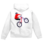 NIKORASU GOのMTBデザイン「RIDE」 Zip Hoodie