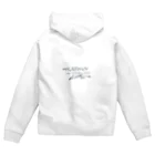 晴10ーせいてんーのらし暮　バックプリント Zip Hoodie