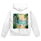 Paradise ExploreのPalm Breeze Bliss Zip Hoodie