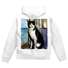 Ppit8の旅する猫 Zip Hoodie