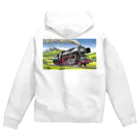 鉄道サークルNGO　レールの響きオリジナルズのSuper Express 峠SLVer Zip Hoodie