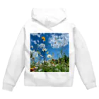 ドライバーの色々な草花 Zip Hoodie