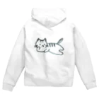 おもち屋さんのごろごろねこ Zip Hoodie