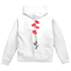 竹条いちいの憂いに手向けるポピー Zip Hoodie