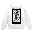 ツバメ堂のうずまき猫 Zip Hoodie