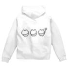 kakipipoのTRIOわぽ Zip Hoodie