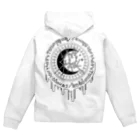 スペィドのおみせsuzuri支店のzodiacsign (whitebody) SPD Zip Hoodie