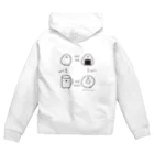 ひよこのもり工房のひよこさんトポロジー Zip Hoodie