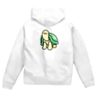 カメちゃん𓆉のツヤっとカメちゃん Zip Hoodie