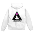 8DIMENSIONSの白っぽい色用hoodie2 ジップパーカー