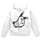 fortのひかえめなうさぎ Zip Hoodie