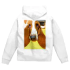 おいら犬組！ バセット倶楽部のバセットハウンドジップアップパーカー Zip Hoodie