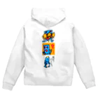 クラゴネストレアのロボットザブルー Zip Hoodie