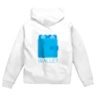 愚贅のWALLET Zip Hoodie