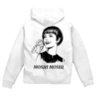 gemgemshopのMOSHI MOSHI Zip Hoodie