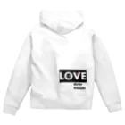 DIRTY FRIENDSのバックlove Zip Hoodie