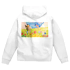 LIONの信仰的ショップの花畑の邂逅 Zip Hoodie