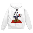 天才天界の天才天界・ちょんまげエイリアンハイブリッド Zip Hoodie