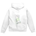 RELAXY のCAHO イラスト　ゆるカワ女の子 Zip Hoodie