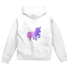 aritamuのギャラクシー ユニコーン Zip Hoodie