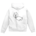 くろちゃのカバカバ Zip Hoodie