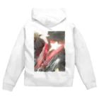 Lost'knotの中ノ紅イ人間 Zip Hoodie