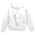 アトリエみやまの寄生虫 Zip Hoodie