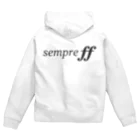 もりてつのsempre ff ジップパーカー