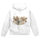 Momojiの犬画のヨーキー6 Zip Hoodie