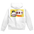 ダイナマイト87ねこ大商会のドライブレコーダー録画中なねこです Zip Hoodie