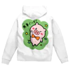 いずちゃんまーけっとのポジティブタ　ジップアップパーカー Zip Hoodie