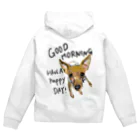 PiKOLLEのGood morning misque! Zip Hoodie