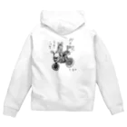 tomaya＊otaruのライダーうさうさ Zip Hoodie