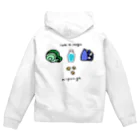 ヤマドリ屋のIWA-E-NOGU Zip Hoodie