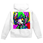 陛下ちゃんのサイケ少女 Zip Hoodie