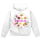 食いしん坊ママの腹ペコクマちゃん Zip Hoodie