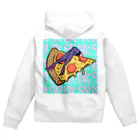 Mieko_Kawasakiの欲望のピザ🍕　GUILTY PLEASURE PIZZA HIGH HEEL Zip Hoodie