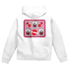 ぽきゅるやさんのベリーベリーコットベリー Zip Hoodie