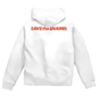 SAVEtheENAMEL!!のBorder Zip Hoodie