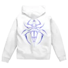 χ'6［Xaym］Xaym=Von=Irmscher　平日夜マフィアのχ'6ロゴパーカー　青 Zip Hoodie