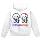 enjoystreetのシロとハナ Zip Hoodie