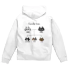 のぐちさきのfamily tree -にゃんこの家系図- Zip Hoodie